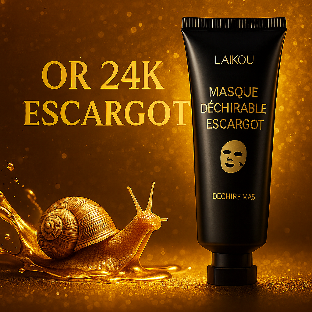 đMasque Visage 24K Or & Escargot â LâĂlixir de Jeunesse đ