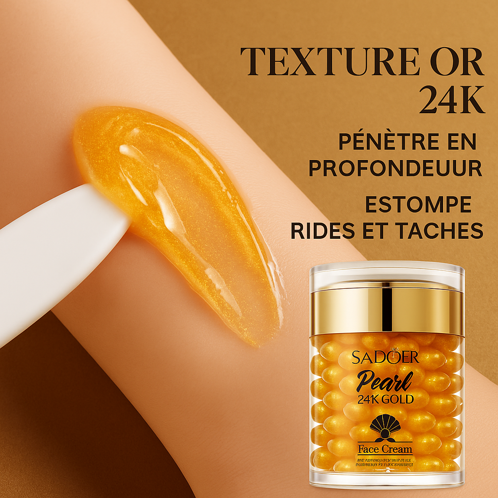 ✨ CREME 24K Golden Pearl – L’Hydratation Luxueuse pour une Peau Radieuse ✨