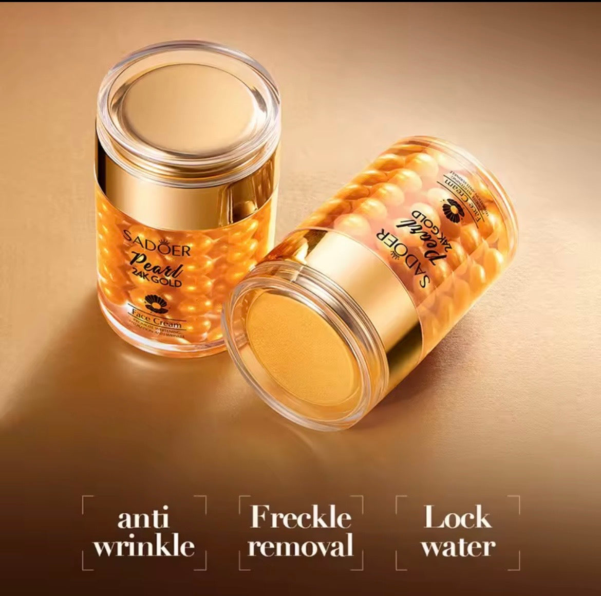✨ CREME 24K Golden Pearl – L’Hydratation Luxueuse pour une Peau Radieuse ✨